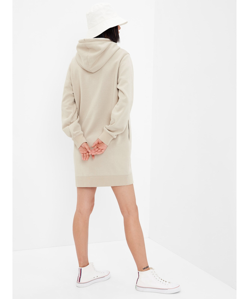 GAP(ギャップ)の「ヴィンテージ ソフトGAPアーチロゴ入りパーカーワンピース(ワンピース・レディース・ネイビー/ブラウン/その他/オフホワイト/ブラック・S/M/L/XL/XS/XXS)」の11枚目の写真