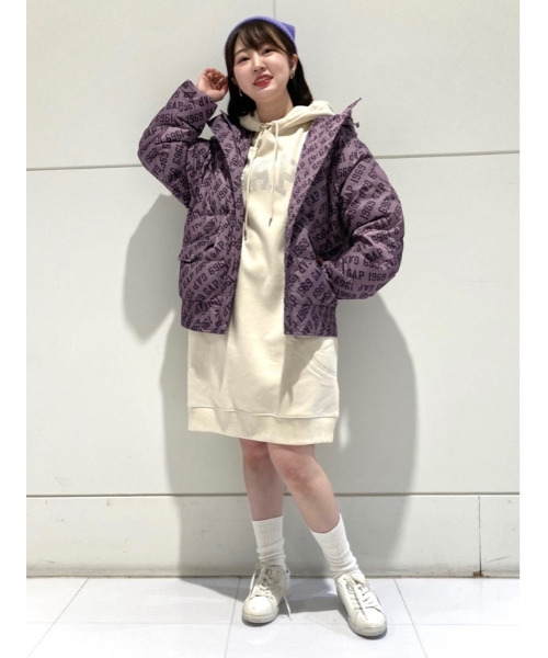 GAP(ギャップ)の「ヴィンテージ ソフトGAPアーチロゴ入りパーカーワンピース(ワンピース・レディース・ネイビー/ブラウン/その他/オフホワイト/ブラック・S/M/L/XL/XS/XXS)」の15枚目の写真