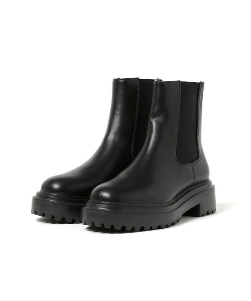 BAYFLOW（ベイフロー）の「バッグZIPサイドゴアブーツ（ブーツ・レディース・ブラック/アイボリー・SMALL/MEDIUM/LARGE）」の11枚目の写真