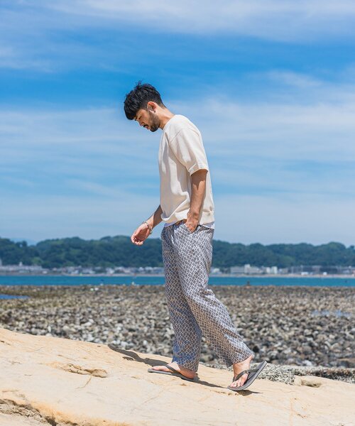 EDIFICE LA BOUCLE（エディフィスラブークル）の「【LA BOUCLE / ラブークル】1タックイージーパンツ(ウォールパターン)（その他パンツ・メンズ・ナチュラル/ダークブラウン/バーガンディー/ネイビー/ダークグリーン・1/2/3）」の11枚目の写真