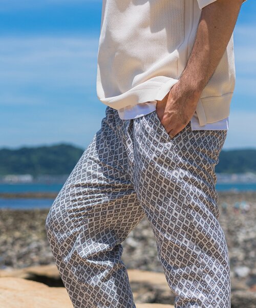 LA BOUCLE / ラブークル】1タックイージーパンツ(ウォール