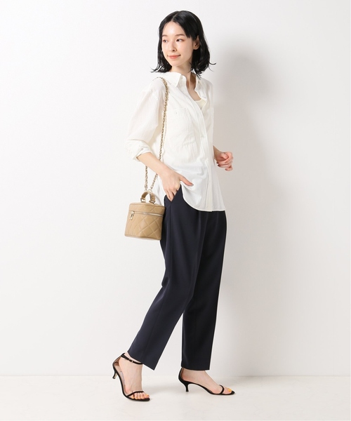 Spick & Span（スピックアンドスパン）の「one wash ボタンダウンシャツ（シャツ/ブラウス・レディース・ホワイト/カーキ/イエロー・FREE）」の12枚目の写真