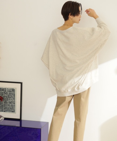 GENE HEAVENS（ジーンヘブンズ）の「(GENE HEAVENS)フリンジ　リメイクライク　スウェット（スウェット・レディース・グレー/ホワイト系その他・ONE SIZE）」の18枚目の写真