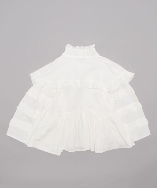 Sister Jane（シスタージェーン）の「SisterJane/シスタージェーン/Metropolis Ruffle Bow Blouse（シャツ/ブラウス・レディース・アイボリー・SMALL/MEDIUM）」の2枚目の写真