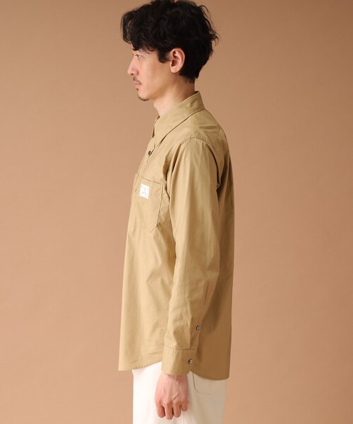 40ｃｔ＆525（フォーティーカラッツアンドゴーニーゴ）の「◆【Sサイズ～】カラーワークシャツ（シャツ/ブラウス・メンズ・ブラック/ワインレッド/ベージュ・02/03/01/04）」の5枚目の写真