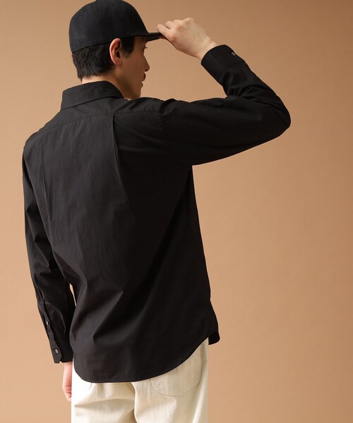 40ｃｔ＆525（フォーティーカラッツアンドゴーニーゴ）の「◆【Sサイズ～】カラーワークシャツ（シャツ/ブラウス・メンズ・ブラック/ワインレッド/ベージュ・02/03/01/04）」の13枚目の写真