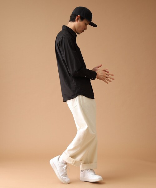 40ｃｔ＆525（フォーティーカラッツアンドゴーニーゴ）の「◆【Sサイズ～】カラーワークシャツ（シャツ/ブラウス・メンズ・ブラック/ワインレッド/ベージュ・02/03/01/04）」の16枚目の写真