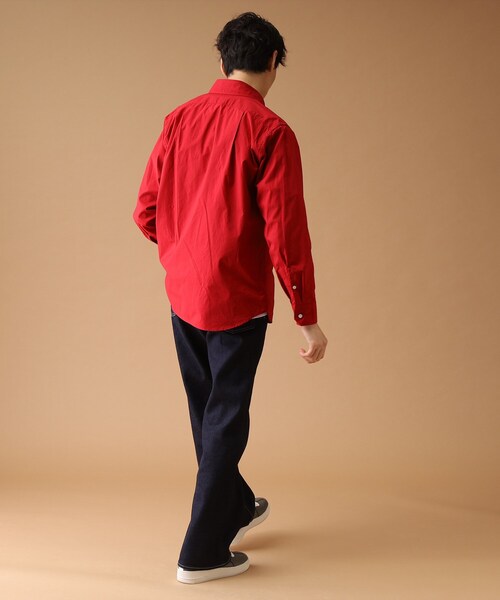 40ｃｔ＆525（フォーティーカラッツアンドゴーニーゴ）の「◆【Sサイズ～】カラーワークシャツ（シャツ/ブラウス・メンズ・ブラック/ワインレッド/ベージュ・02/03/01/04）」の19枚目の写真