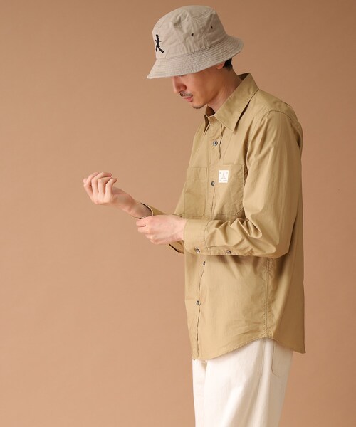 40ｃｔ＆525（フォーティーカラッツアンドゴーニーゴ）の「◆【Sサイズ～】カラーワークシャツ（シャツ/ブラウス・メンズ・ブラック/ワインレッド/ベージュ・02/03/01/04）」の21枚目の写真