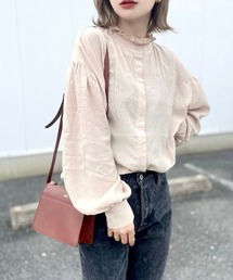 INTER FACTORY | kally - フリルカラーボリュームブラウス made in INTER FACTORY(シャツ/ブラウス)