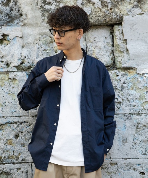 【セール】【PUBLUX/パブリュクス】リラックスワイドブロードBDシャツ（シャツ/ブラウス）｜PUBLUX（パブリュクス）