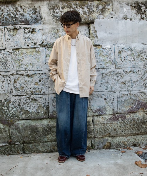 【セール】【PUBLUX/パブリュクス】リラックスワイドブロードBDシャツ（シャツ/ブラウス）｜PUBLUX（パブリュクス）