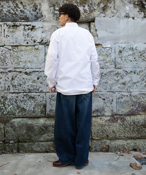 【セール】【PUBLUX/パブリュクス】リラックスワイドブロードBDシャツ（シャツ/ブラウス）｜PUBLUX（パブリュクス）