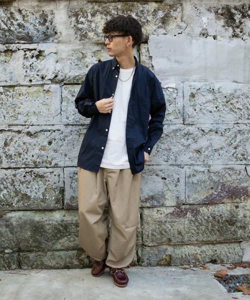 【セール】【PUBLUX/パブリュクス】リラックスワイドブロードBDシャツ（シャツ/ブラウス）｜PUBLUX（パブリュクス）