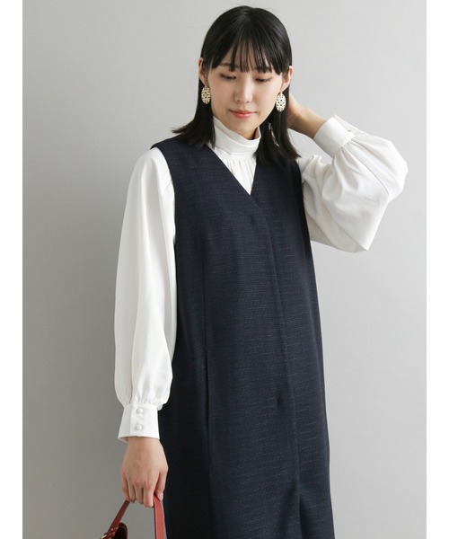 Te chichi CLASSIC(テチチクラシック)の「バックサテンジョーゼットボリュームブラウス(シャツ/ブラウス・レディース・ブラウン/オフホワイト/ブルー・フリ-)」の22枚目の写真