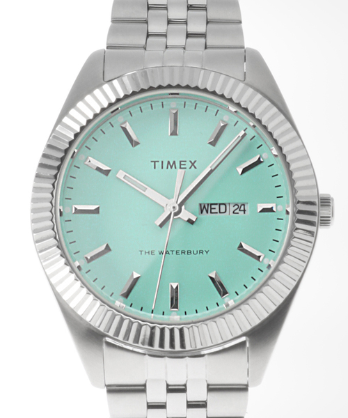 TIMEX(タイメックス)の「TIMEX Waterbury Legacy スカイブルー【 ウォッチ 】(アナログ腕時計・レディース・シルバー・FREE)」の2枚目の写真