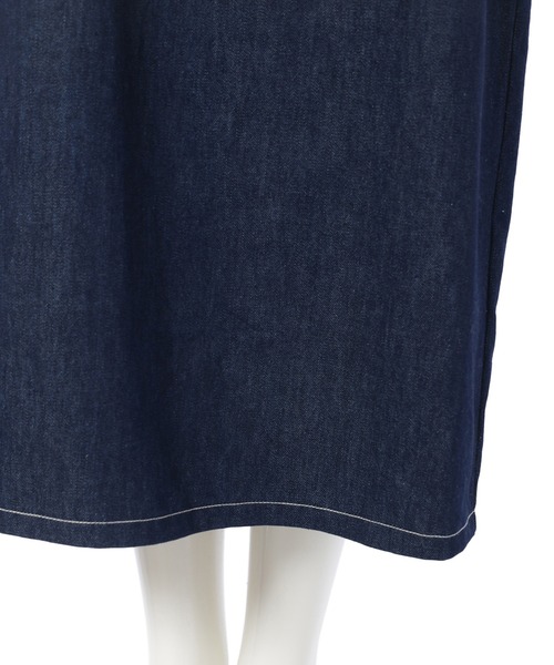 CEDNIE(セドニー)の「配色ステッチデニムワンピース(ワンピース・レディース・インディゴブルー・S/M)」の12枚目の写真