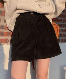 コーデュロイルーズショートパンツ