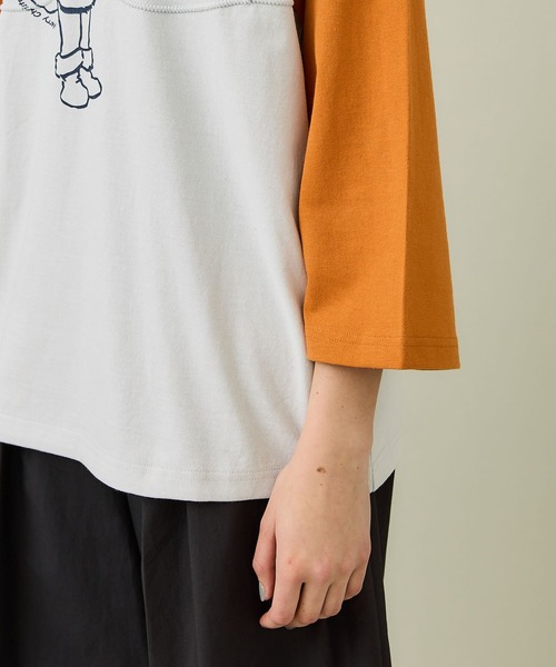 kotohayokozawa(コトハヨコザワ)の「【kotohayokozawa(コトハヨコザワ)】ラグランブラT(Tシャツ/カットソー・レディース・パープル/オレンジ・FREE)」の20枚目の写真