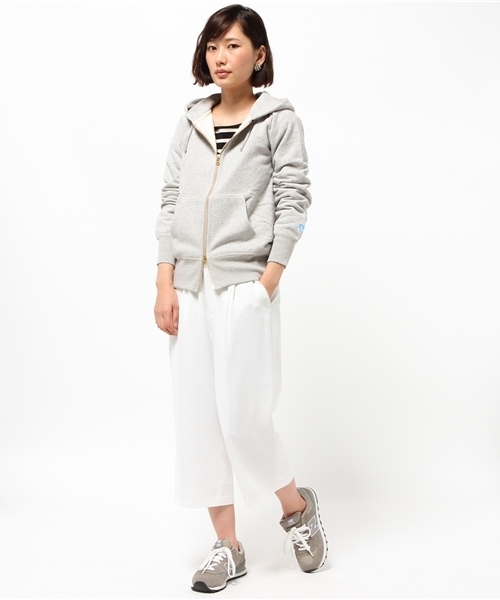 ORCIVAL（オーシバル）の「ORCIVAL（オーシバル）:ジップ パーカー（パーカー・レディース・ホワイト/ライトグレー・ONE SIZE）」の11枚目の写真