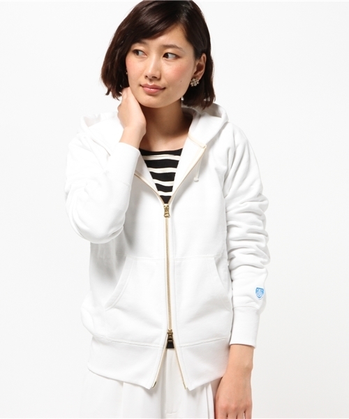 ORCIVAL（オーシバル）の「ORCIVAL（オーシバル）:ジップ パーカー（パーカー・レディース・ホワイト/ライトグレー・ONE SIZE）」の15枚目の写真