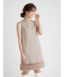 CELFORD（セルフォード）の「◇裾ファー切替Aラインワンピース 