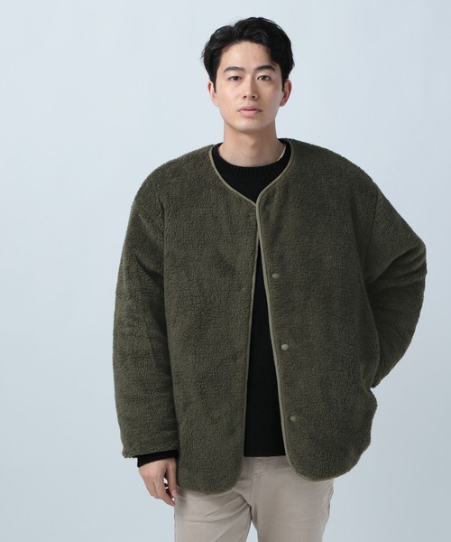 BAYFLOW（ベイフロー）の「リバーシブルミリタリーコート（ミリタリージャケット・メンズ・ブラック/グリーン・MEDIUM/LARGE）」の12枚目の写真