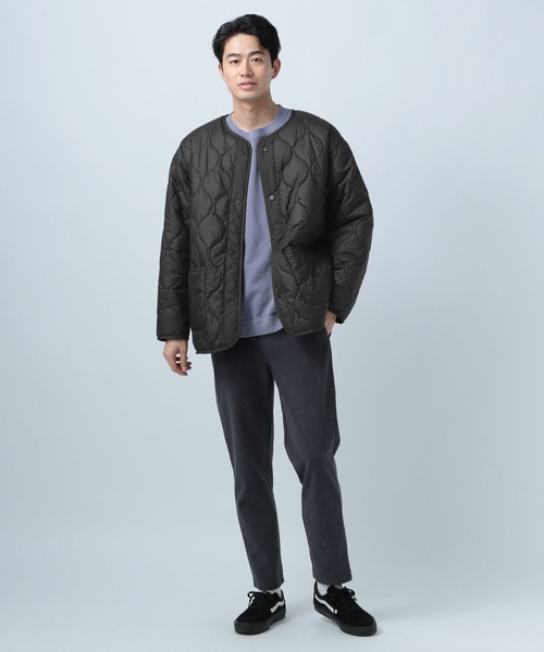 BAYFLOW（ベイフロー）の「リバーシブルミリタリーコート（ミリタリージャケット・メンズ・ブラック/グリーン・MEDIUM/LARGE）」の5枚目の写真