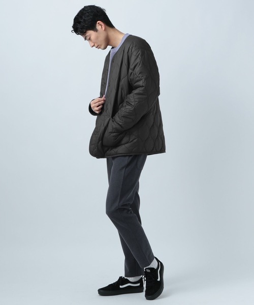 BAYFLOW（ベイフロー）の「リバーシブルミリタリーコート（ミリタリージャケット・メンズ・ブラック/グリーン・MEDIUM/LARGE）」の6枚目の写真