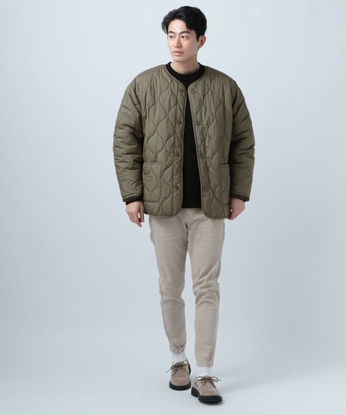 BAYFLOW（ベイフロー）の「リバーシブルミリタリーコート（ミリタリージャケット・メンズ・ブラック/グリーン・MEDIUM/LARGE）」の9枚目の写真