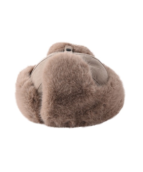 AKTE（アクテ）の「フライトキャップ（キャップ・レディース・ライトベージュ/ブラック・FREE）」の5枚目の写真