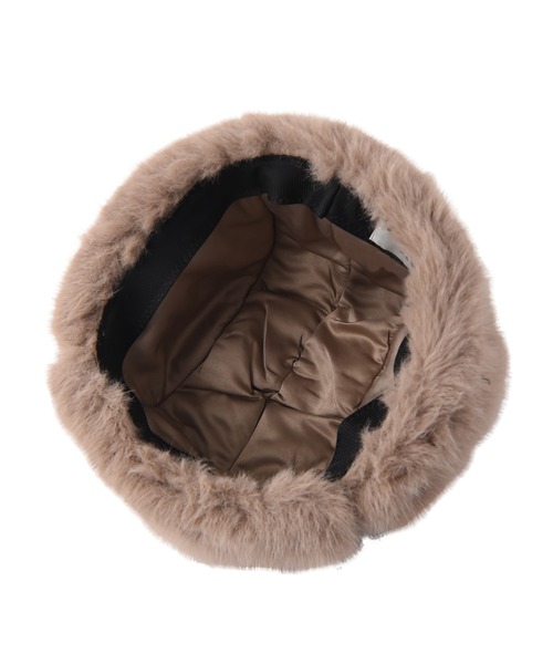 AKTE（アクテ）の「フライトキャップ（キャップ・レディース・ライトベージュ/ブラック・FREE）」の7枚目の写真