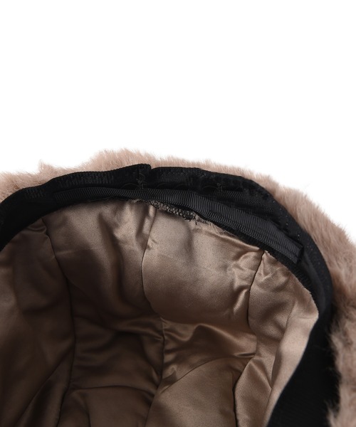 AKTE（アクテ）の「フライトキャップ（キャップ・レディース・ライトベージュ/ブラック・FREE）」の9枚目の写真