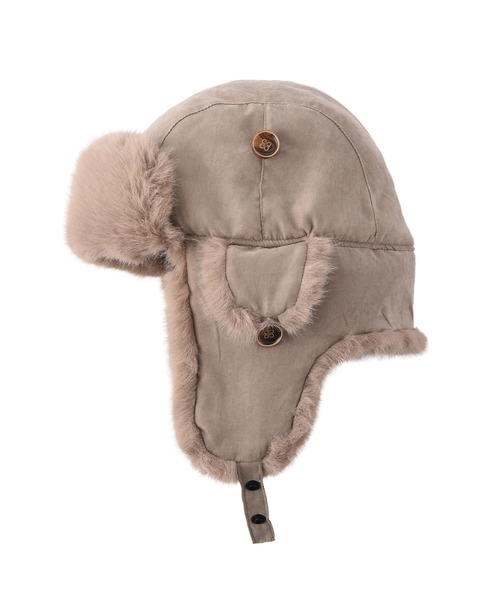 AKTE（アクテ）の「フライトキャップ（キャップ・レディース・ライトベージュ/ブラック・FREE）」の11枚目の写真