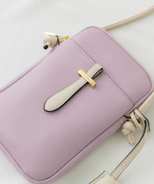 RODE SKO（ロデスコ）の「チャーム付マルチショルダーバッグ（ショルダーバッグ・レディース・ライトグレー/パープル系その他/アイボリー/シルバー/ブラック系その他/ベージュ系その他・ONE）」の21枚目の写真