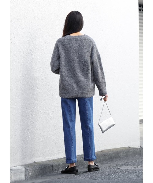 STYLE DELI(スタイルデリ)の「リラックスデニムパンツ(デニムパンツ・レディース・ダークブルー・X-SMALL/SMALL/MEDIUM)」の20枚目の写真