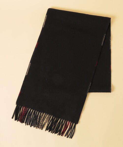 CB CRESTBRIDGE（シービークレストブリッジ）の「リバーシブルクレストブリッジチェックマフラー（マフラー・メンズ・ネイビー/ベージュ系その他/ライトグレー/ブラック・FREE）」の11枚目の写真