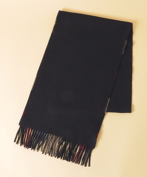 CB CRESTBRIDGE（シービークレストブリッジ）の「リバーシブルクレストブリッジチェックマフラー（マフラー・メンズ・ネイビー/ベージュ系その他/ライトグレー/ブラック・FREE）」の15枚目の写真