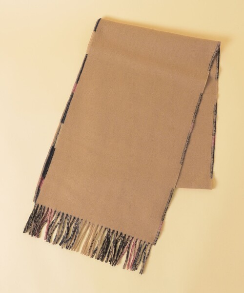 CB CRESTBRIDGE（シービークレストブリッジ）の「リバーシブルクレストブリッジチェックマフラー（マフラー・メンズ・ネイビー/ベージュ系その他/ライトグレー/ブラック・FREE）」の19枚目の写真