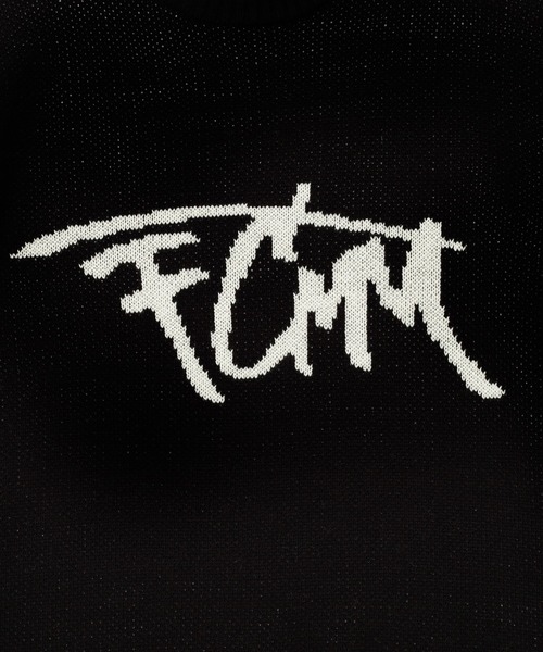 FCMM(エフシーエムエム)の「【日本限定アイテム】SKETCH LOGO KNIT SWEATER/スケッチロゴニットセーター(ニット/セーター・メンズ・ネイビー/ブラック/ダークグリーン/アイボリー・MEDIUM/LARGE)」の16枚目の写真
