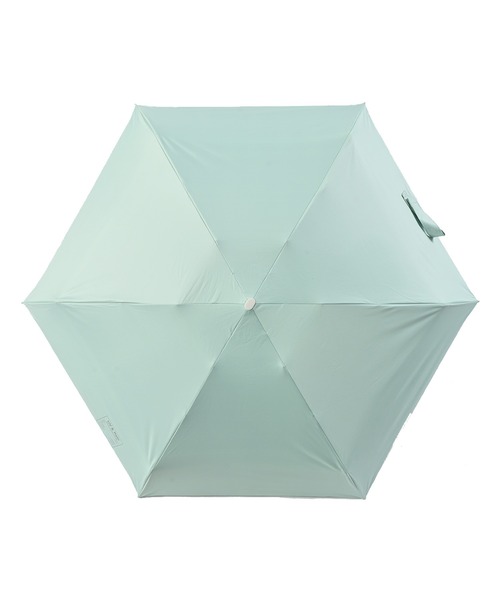 nifty colors(ニフティーカラーズ)の「【日傘 晴雨兼用】sun shade6 steps minimum mini 遮光 遮熱 日傘(折りたたみ傘・レディース・ミント/ホワイト/シルバー/ブラック・FREE)」の9枚目の写真