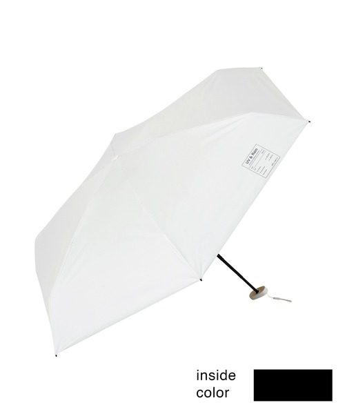 nifty colors(ニフティーカラーズ)の「【日傘 晴雨兼用】sun shade6 steps minimum mini 遮光 遮熱 日傘(折りたたみ傘・レディース・ミント/ホワイト/シルバー/ブラック・FREE)」の20枚目の写真