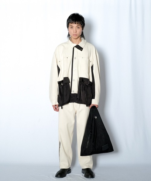 Wizzard(ウィザード)の「Wizzard ウィザード / FAKE SUEDE MARKET BAG / W23SS-AC010(ショルダーバッグ・レディース・ブラック/カーキ・FREE)」の5枚目の写真