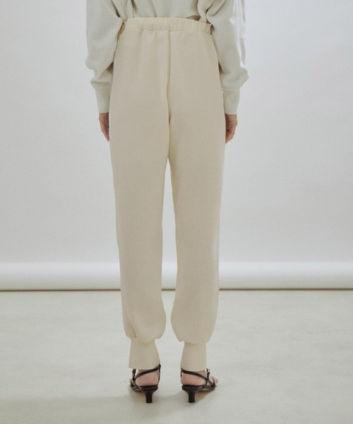 SALON adam et rope'（サロン アダム エ ロペ）の「【洗える】ダブルクロスジョガーパンツ（その他パンツ・レディース・ブラック/オフホワイト・FREE）」の16枚目の写真