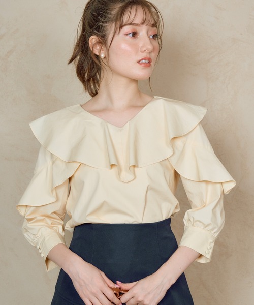 Noela（ノエラ）の「フリルブラウス（シャツ/ブラウス）」 - WEAR
