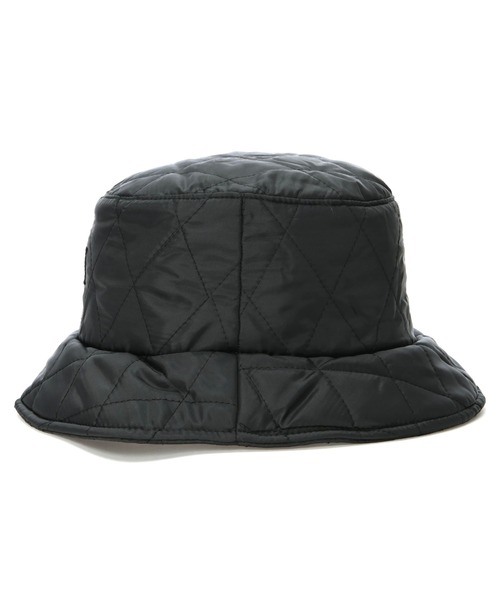 Guess（ゲス）の「GUESS Originals Quilted Bucket Hat（ハット・メンズ・ブラック・ONE SIZE）」の4枚目の写真
