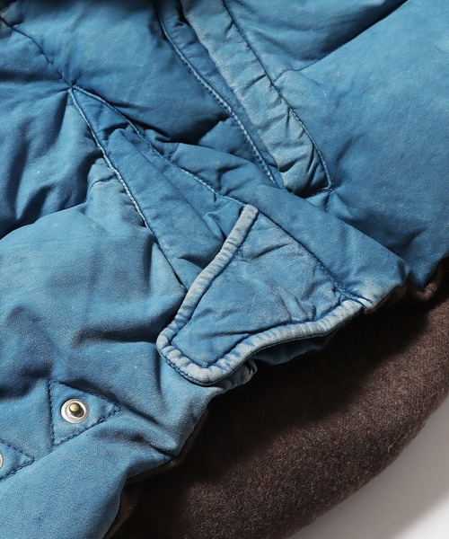 REMI RELIEF（レミレリーフ）の「REMI RELIEF/レミレリーフ レザーインディゴダウンベスト（ダウンベスト・メンズ・ブルー・S）」の15枚目の写真