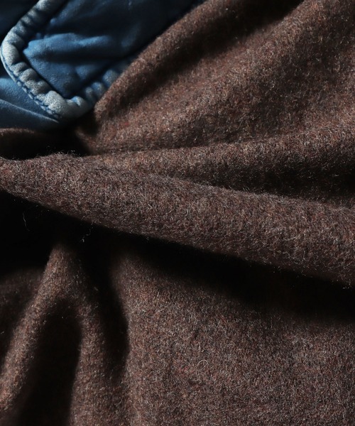 REMI RELIEF（レミレリーフ）の「REMI RELIEF/レミレリーフ レザーインディゴダウンベスト（ダウンベスト・メンズ・ブルー・S）」の13枚目の写真