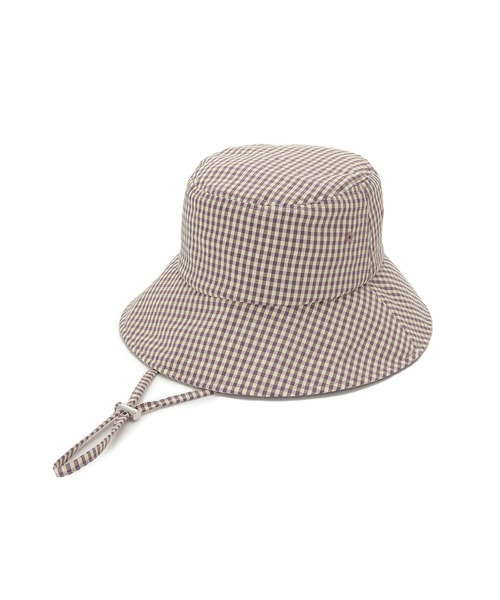 emmi（エミ）の「【emmi atelier】ミニマルバケットハット（ハット・レディース・カーキ/チェック/ブラック・FREE）」の16枚目の写真