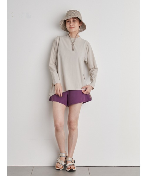 emmi（エミ）の「【emmi atelier】ミニマルバケットハット（ハット・レディース・カーキ/チェック/ブラック・FREE）」の7枚目の写真